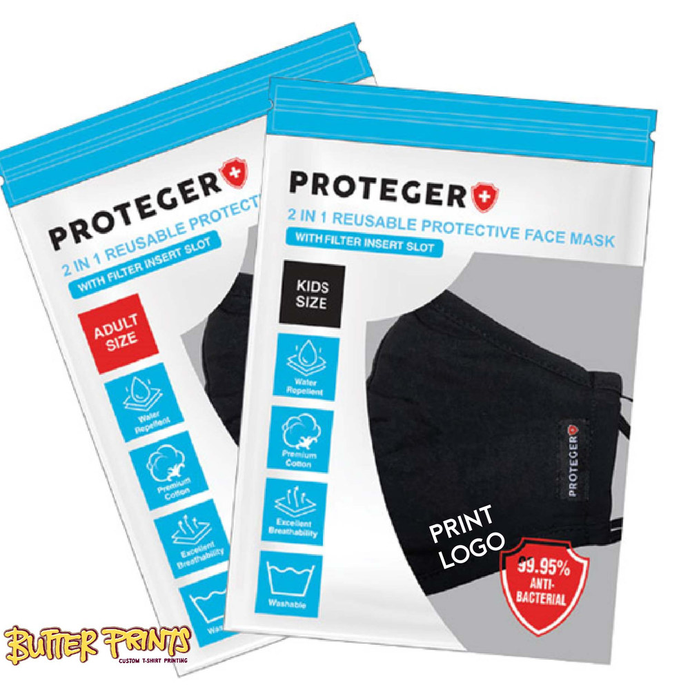 Proteger Anti Bacterial Reusable Cloth Face Mask (BFE ≥ 95%), view 3