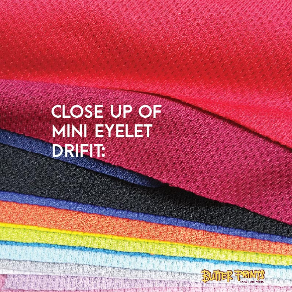 Mini Eyelet Drifit Polo Tees - 180 gsm, view 2