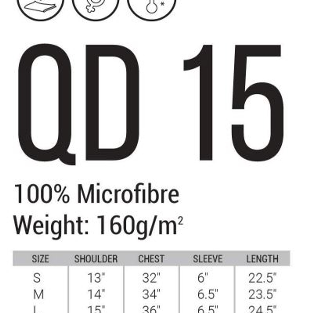 QD15 Drifit Roundneck T-shirts FEMALE (OS) 160 gsm, view 3