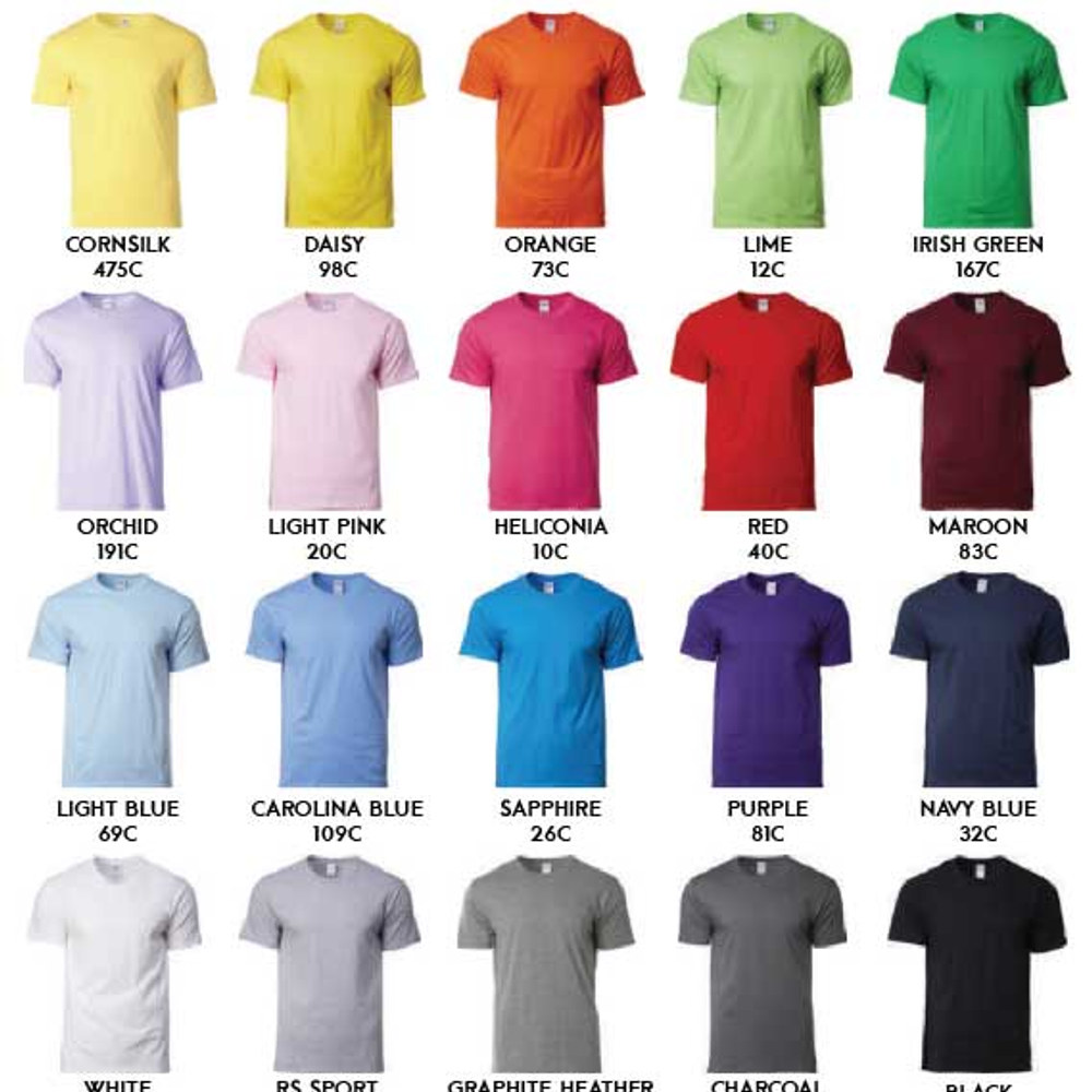 100% Cotton Tees (Gildan Softstyle 63000) - 150 gsm, view 2